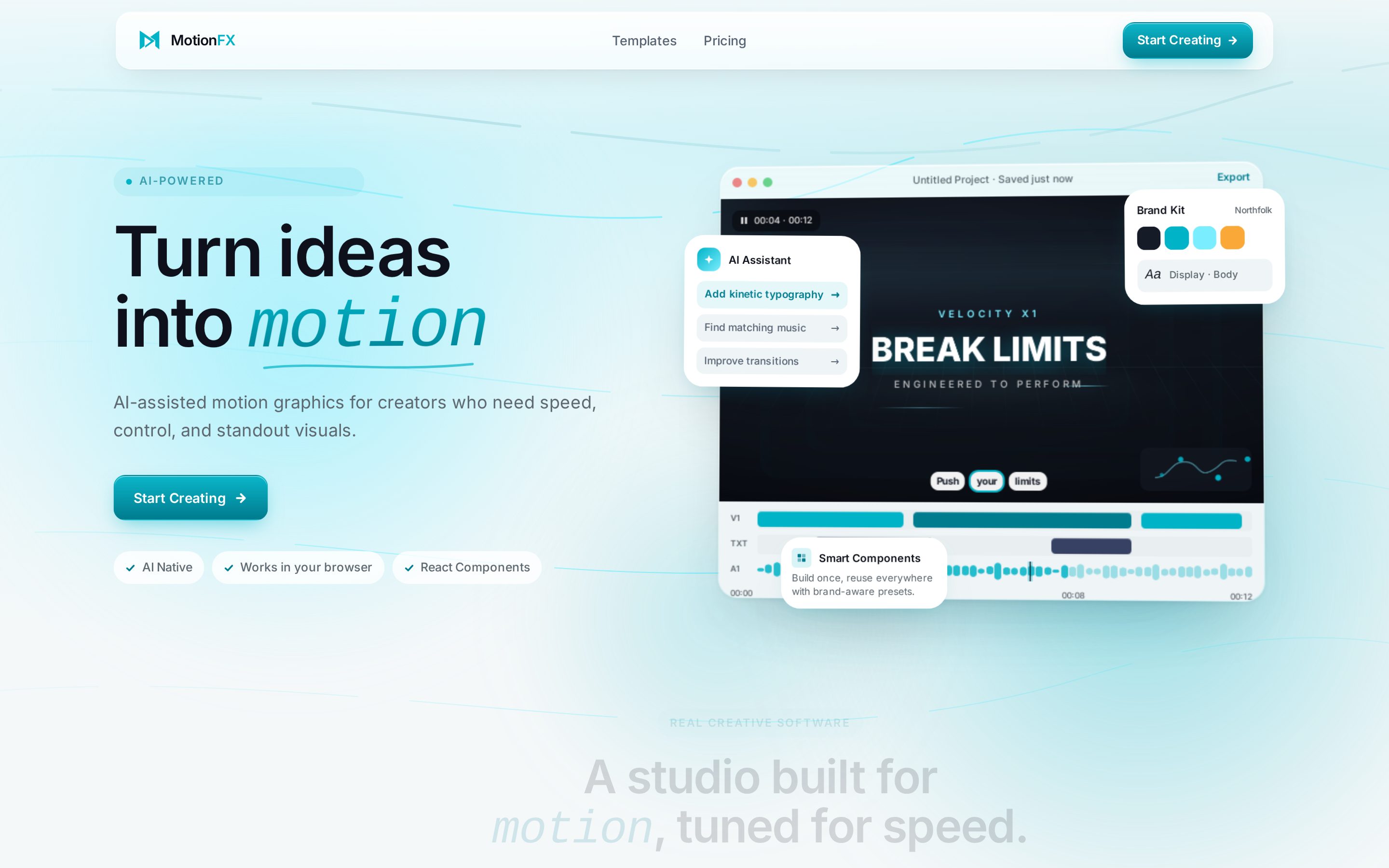 Motion Effects website