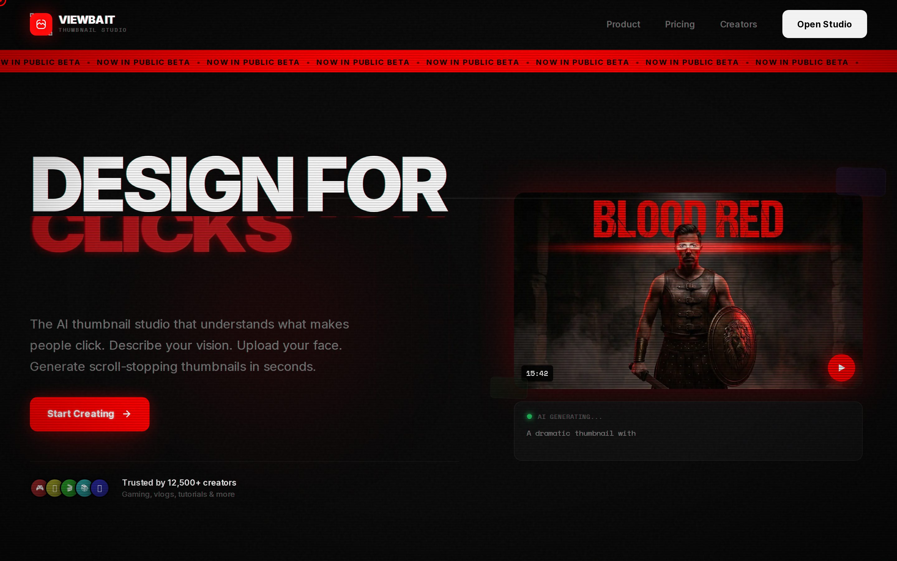 ViewBait website