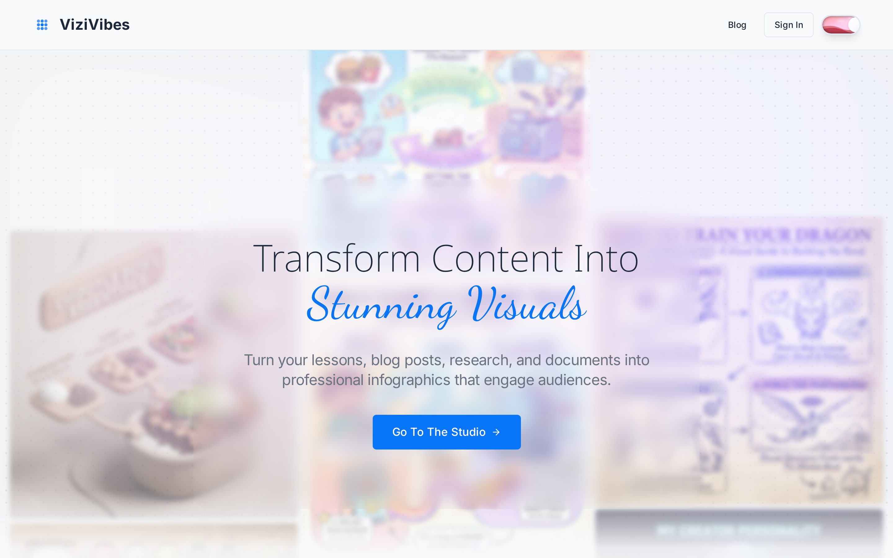 ViziVibes website